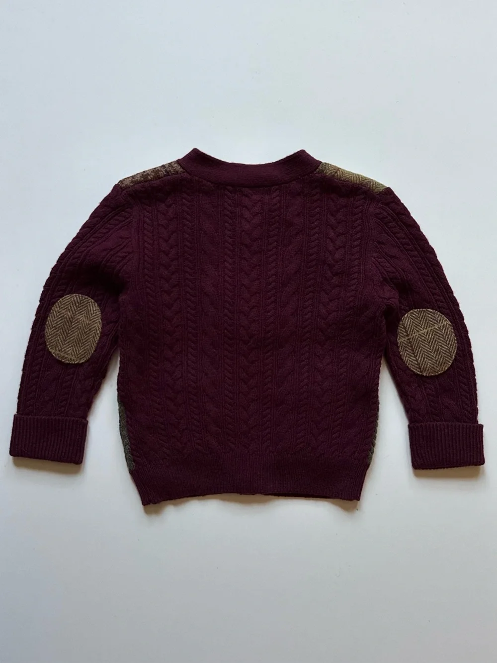 Ralph Lauren Baby Unisex Patchwork V-Neck Cardigan - Size 18-24M
